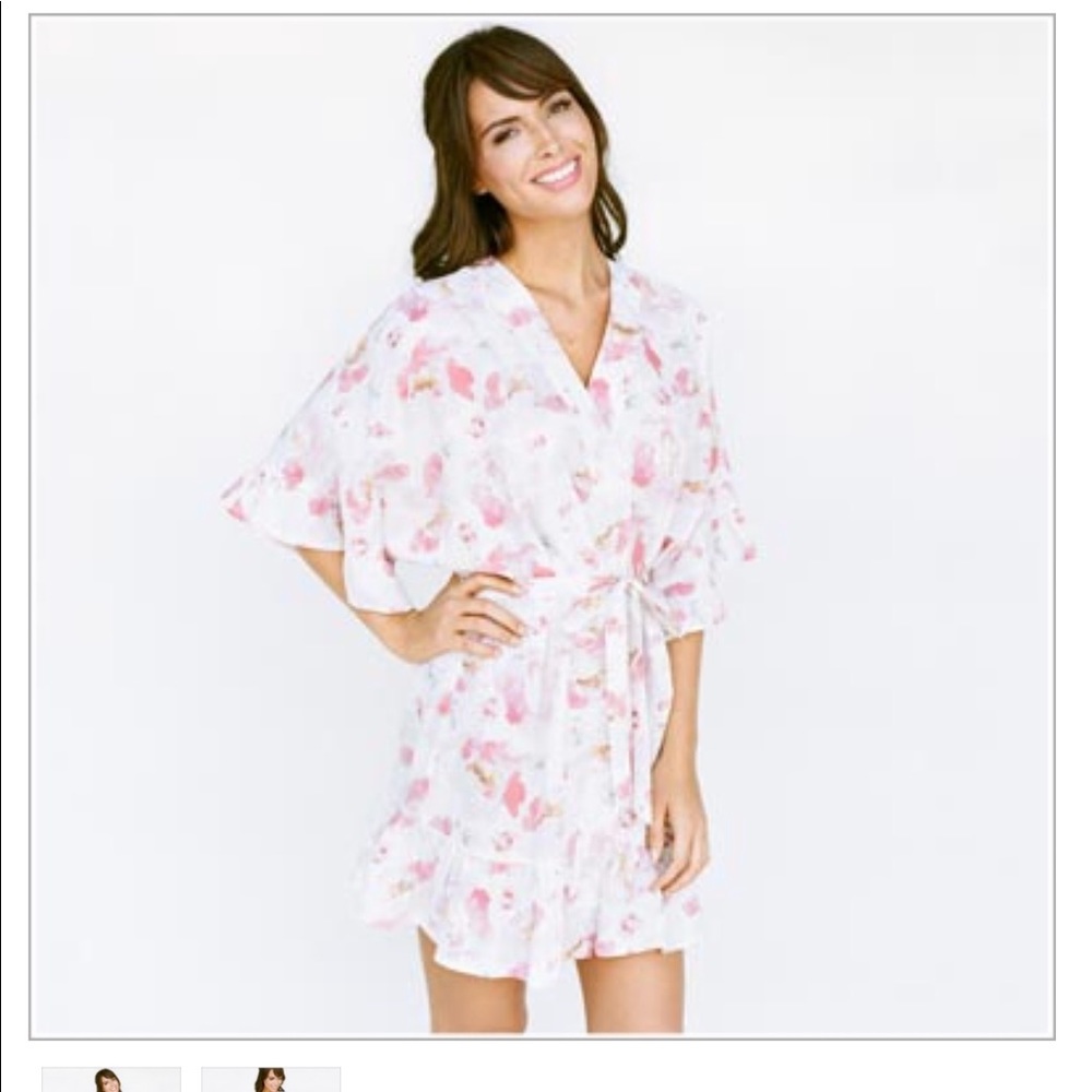 Plum Pretty Sugar Flutter Robe